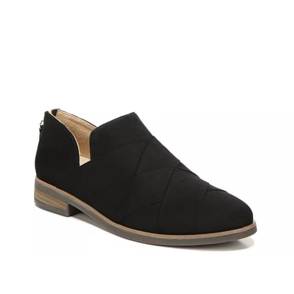 New Dr. Scholl's Always Band Loafer/Bootie in Black Fabric Women's Size 6